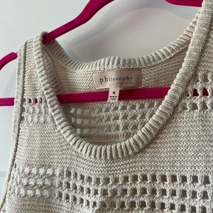 Philosophy knit vest